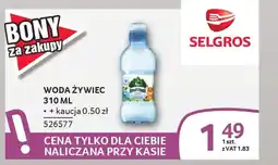 Selgros Woda żywiec oferta