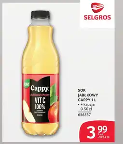 Selgros Sok jabłkowy cappy oferta