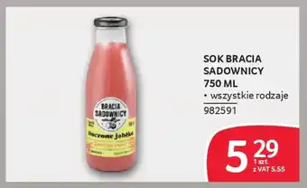 Selgros Sok bracia sadownicy oferta