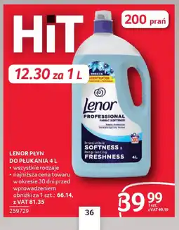 Selgros Lenor płyn do płukania oferta