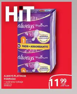 Selgros Always platinum podpaski oferta