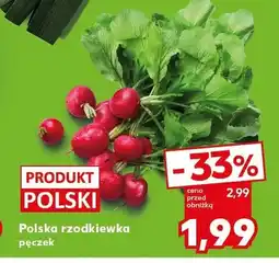 Kaufland Rzodkiewka pęczek polska oferta