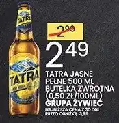 Wafelek Piwo Tatra Jasne Pełne 500ml butelka zwrotna Żywiec oferta