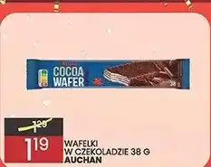 Wafelek Wafelki w czekoladzie Auchan oferta