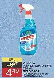 Wafelek Płyn do mycia szyb Window Gold Drop oferta
