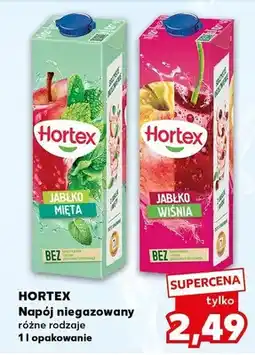 Kaufland Napój niegazowany Hortex jabłko mięta oferta