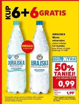 Kaufland Woda mineralna Jurajska niegazowana oferta