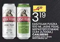 Wafelek Piwo Kasztelan Jasne Pełne 500ml puszka niepasteryzowane Carlsberg oferta