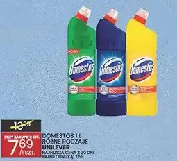 Wafelek Domestos płyn do WC 1l różne rodzaje Unilever oferta