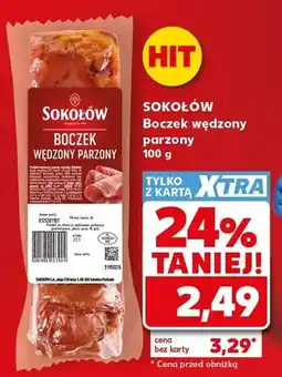 Kaufland Boczek wędzony parzony Sokołów oferta