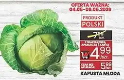 Wafelek Kapusta młoda oferta