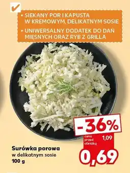 Kaufland Surówka porowa w delikatnym sosie oferta