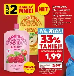 Kaufland Mus owocowy Dawtona maliny jabłka oferta