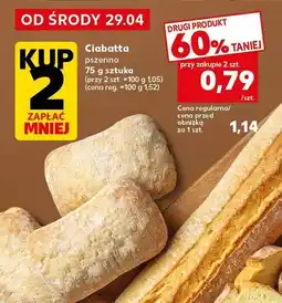 Kaufland Ciabatta pszenna Kaufland oferta