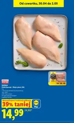 Lidl Filet z piersi kurczaka Rzeźnik Polski XXL oferta