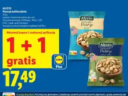 Lidl Pistacje kalifornijskie prażone bez soli Alesto oferta