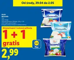 Lidl Mozzarella Pilos oferta
