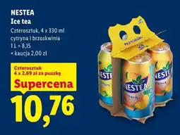 Lidl Ice tea Nestea cytryna oferta