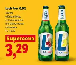 Lidl Piwo bezalkoholowe Lech Free 0,0% cytryna-pomelo oferta
