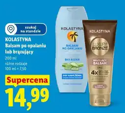 Lidl Balsam po opalaniu Kolastyna oferta