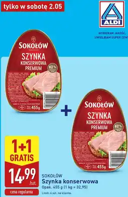 ALDI Szynka konserwowa SOKOŁÓW oferta