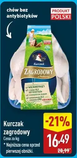 ALDI Kurczak zagrodowy Cena za kg oferta