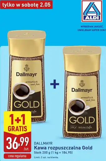 ALDI DALLMAYR Kawa rozpuszczalna Gold oferta