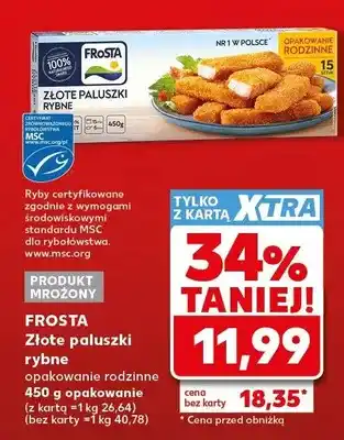 Złote paluszki rybne FroSta opakowanie rodzinne