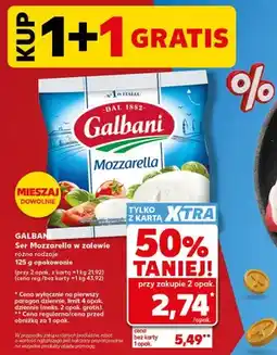 Kaufland Ser Mozzarella w zalewie Galbani oferta