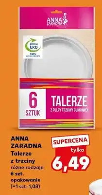 Kaufland Talerze z trzciny Anna Zaradna 6szt oferta