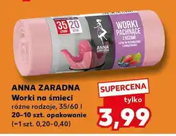 Kaufland Worki na śmieci Anna Zaradna 35/60l 20-10szt oferta