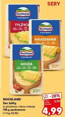 Kaufland Ser żółty w plastrach Tylżycki Hochland oferta