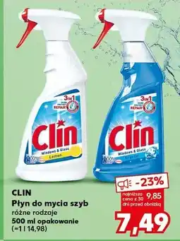 Kaufland Clin Płyn do mycia szyb Windows & Glass oferta