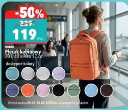 Biedronka Plecak kabinowy oferta