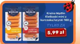 Biedronka Kraina Wędlin Kiełbaski mini z kurczaka/szynki 180 g oferta
