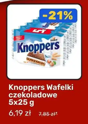 Knoppers Wafelki czekoladowe 5x25 g