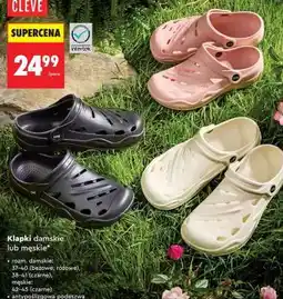 Biedronka Klapki damskie lub męskie oferta