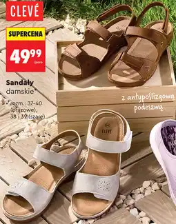 Biedronka Sandały damskie CLEVÉ oferta