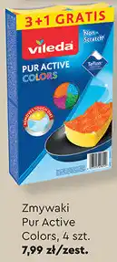 Biedronka Zmywaki Pur Active Colors Vileda oferta