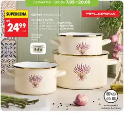 Biedronka Garnek emaliowany FLORINA oferta