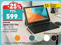 Biedronka EXTRALINK Tablet CP31 Pro 10, 128 GB, z etui, klawiaturą, myszą i rysikiem oferta