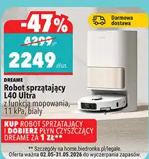 Biedronka DREAME Robot sprzątający L40 Ultra z funkcją mopowania, 11 kPa, biały oferta