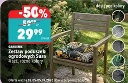 Biedronka Zestaw poduszek ogrodowych Susa GARDENIC oferta