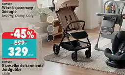 Biedronka Krzesełko do karmienia Jordgubbe szare KIDNORT oferta