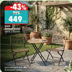 Biedronka Zestaw mebli stolik, 2 krzesła oferta