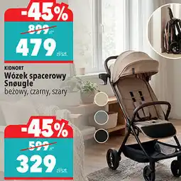 Biedronka Wózek spacerowy Snøugle beżowy, czarny, szary KIDNORT oferta
