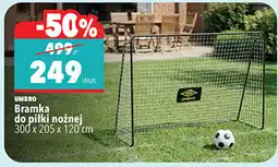 Biedronka Bramka do piłki nożnej 300 x 205 x 120 cm UMBRO oferta