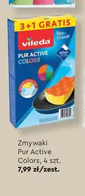 Biedronka Zmywaki Vileda Pur Active Colors oferta