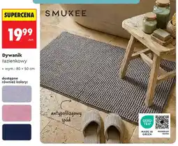 Biedronka Dywanik łazienkowy SMUKEE 80x50cm oferta