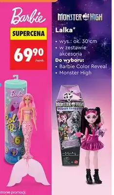 Biedronka Lalka Monster High wys. ok. 30cm w zestawie akcesoria oferta
